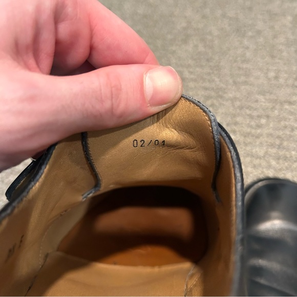 Bally Terni Monk Strap Black Leather Shoes Size 8.5 E Made In Italy - Picture 7 of 14